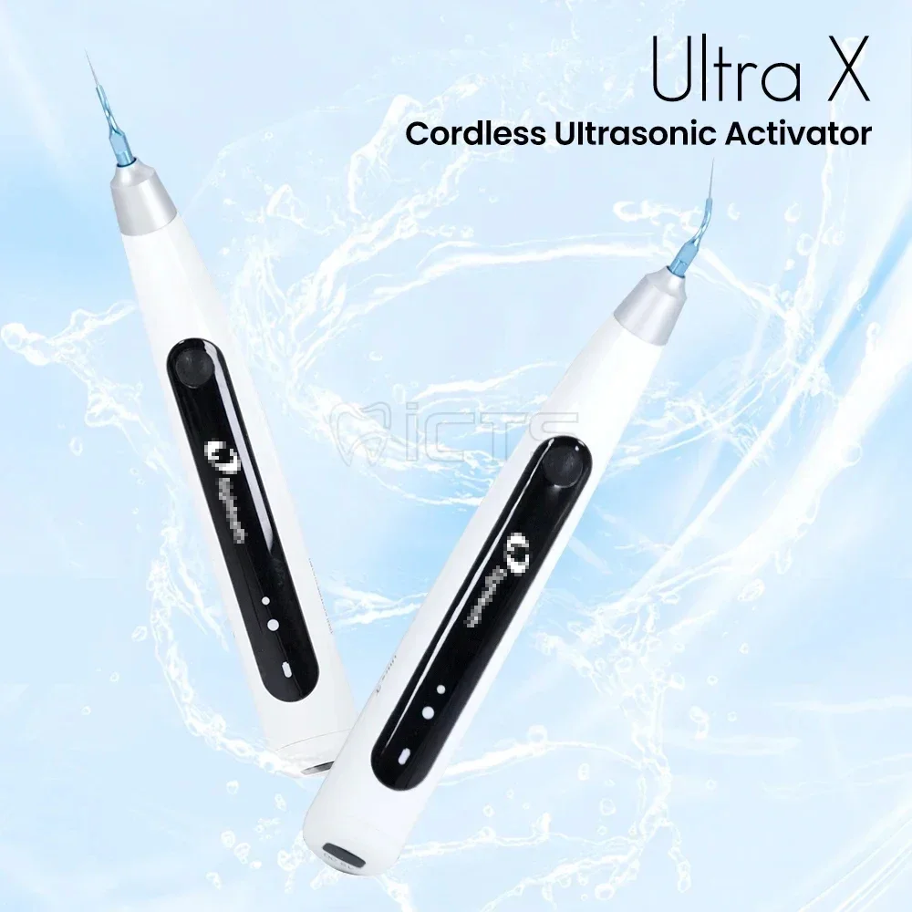 Dental Dual Power LED Indicators Ultra X 45 kHz Cordless Ultrasonic Activator, with Ergonomic 4.5 Hrs Battery Direct Plug Play