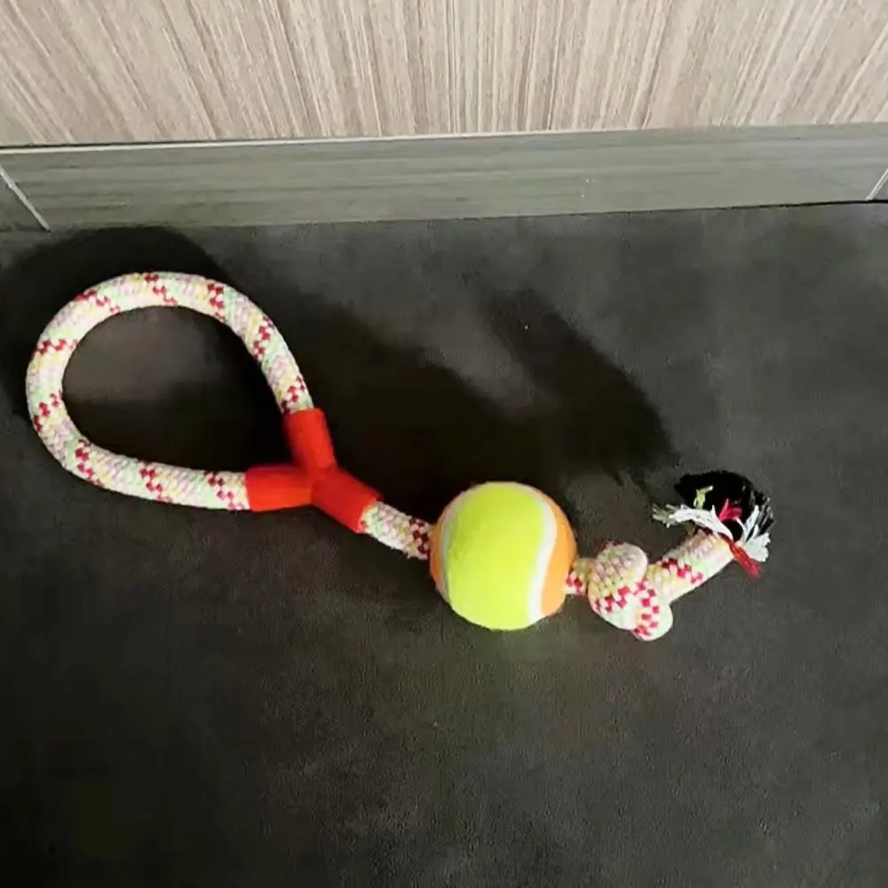 Dog Ball Toys Ropes Interactive Chew Toy Toothing Clean Tug Play Large Golden Retriever Pet Supplies