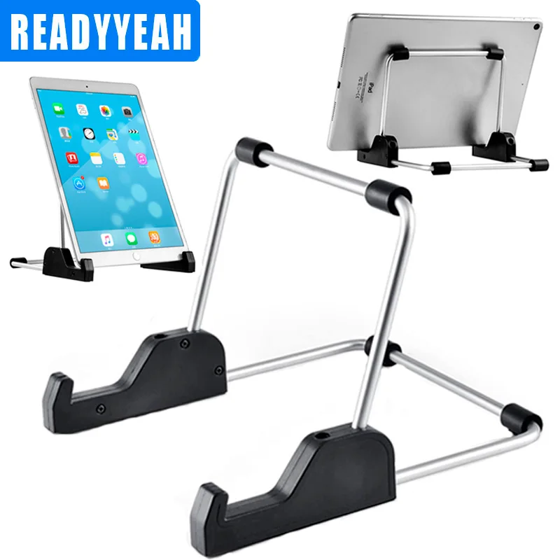 Tablet Holder Super Light Universal Foldable Aluminum Holder Stand Adjustable Tablet Accessories For 7-11 In Samsung Ipad Stand