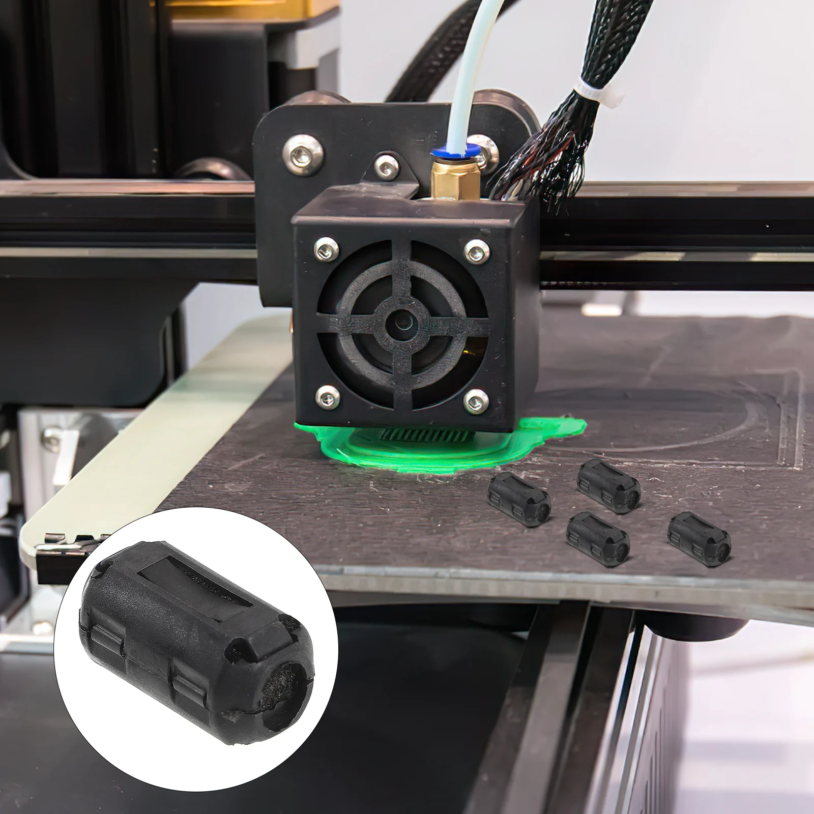 

4Pcs 3D Printer Filament Cleaner Static Electricity Removal Tool for Filament Universal Anti-Static Cleaner 3D Printer