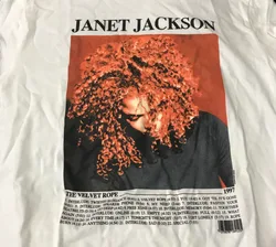 The Velvet Rope Janet Jackson Shirt Classic White Man Woman taglia S-4XL