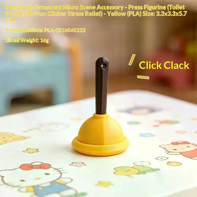 Cactus Clicker Keychain Mini Fidget Clicker Toy Portable Push Button Stress Relief Keyring Gift for Kids Adults 3D Printed