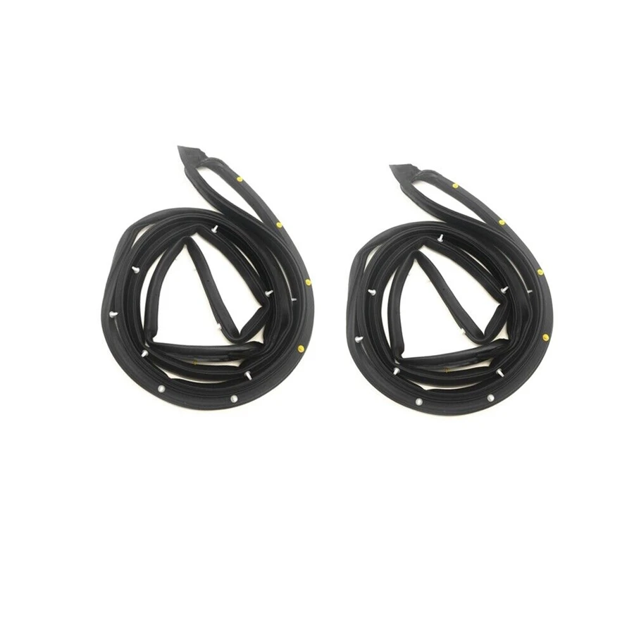 2Pcs Front Door Weatherstrips Moulding Seals For Honda Accord Sedan 2008-2012 72350-TA5-A02,72310-TA5-A02