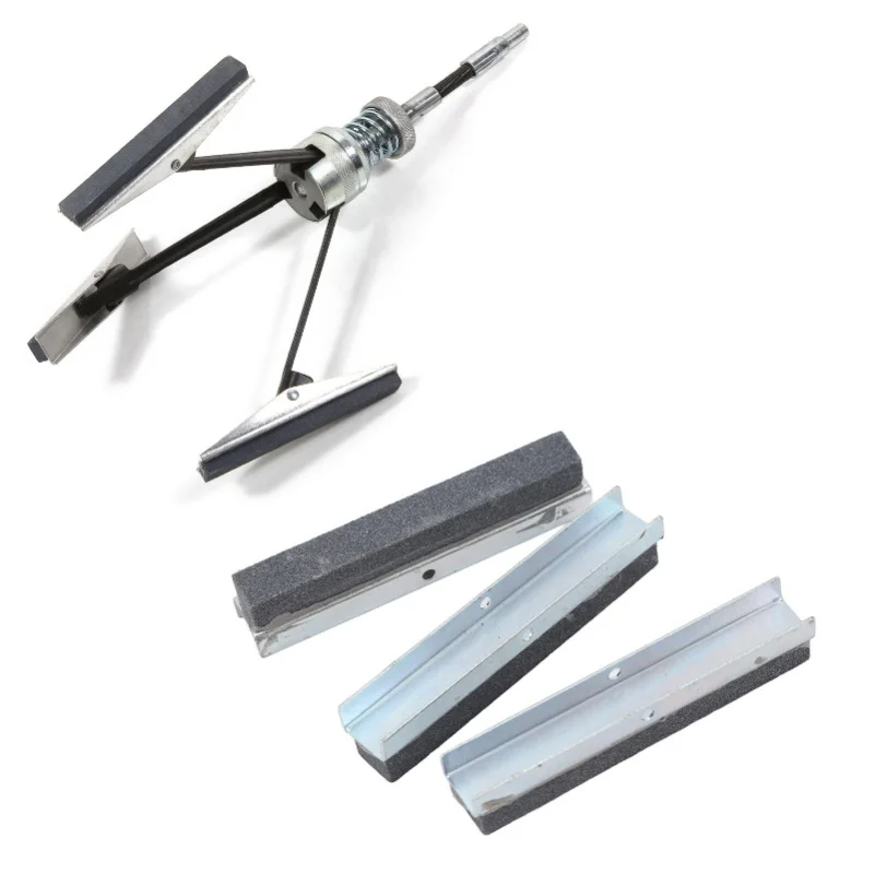 3PCS Engine Cylinder Hone Stone Heavy Duty Sturdy Construction 3 Jaw Cylinder Honing Stones Tool 2 Inch