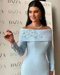 Elegant Dresses for Women Evening Dress Off Shoulder Saudi Arabia Prom Dresses Floor Length Formal Wedding Dress Customized 2025