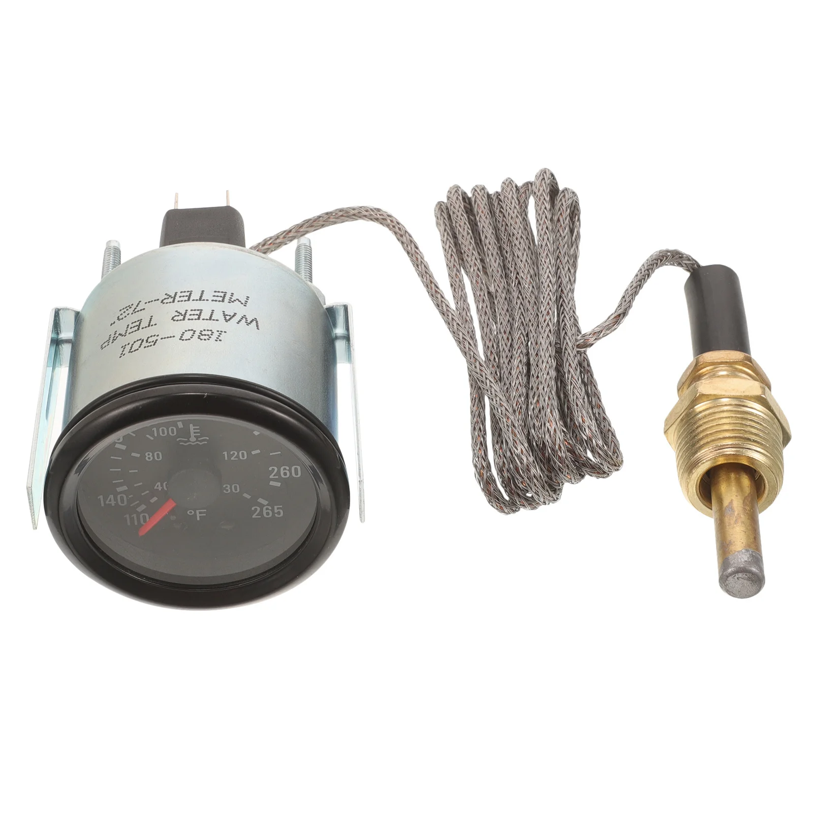 

1Set 52mm Mechanical Water Temperature Gauge Dual Scale Sensor No Power Required DIY Friendly Vehicle Engine Overheating