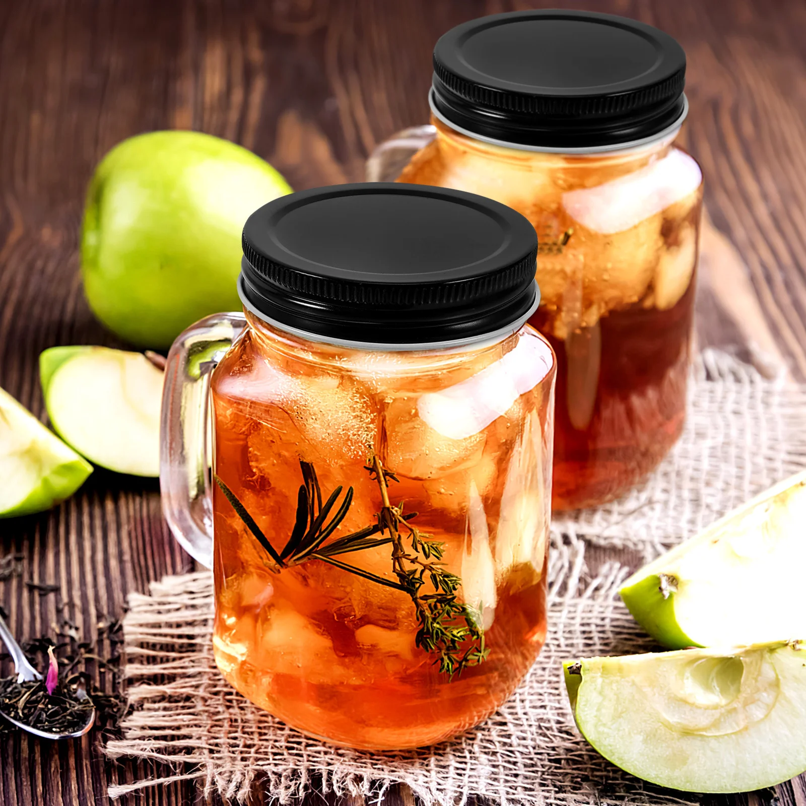 

8Pcs Mason Jar Lids Iron Multipurpose Leakproof Sealing Canning Covers Practical Home Storage Caps Jar Lid Sealing Canning Lids