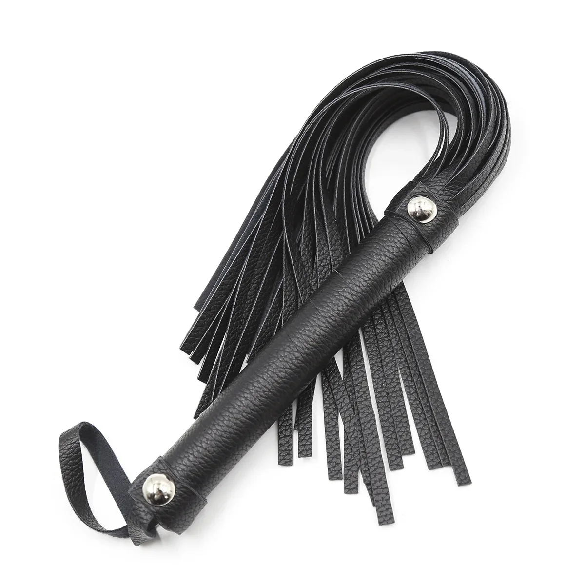 Látigo Bondage de cuero PU para azotar con mango de espada, fetiche de pestañas, Flogger, caballo, juegos para adultos, esclavo BDSM, Juguetes sexuales para parejas