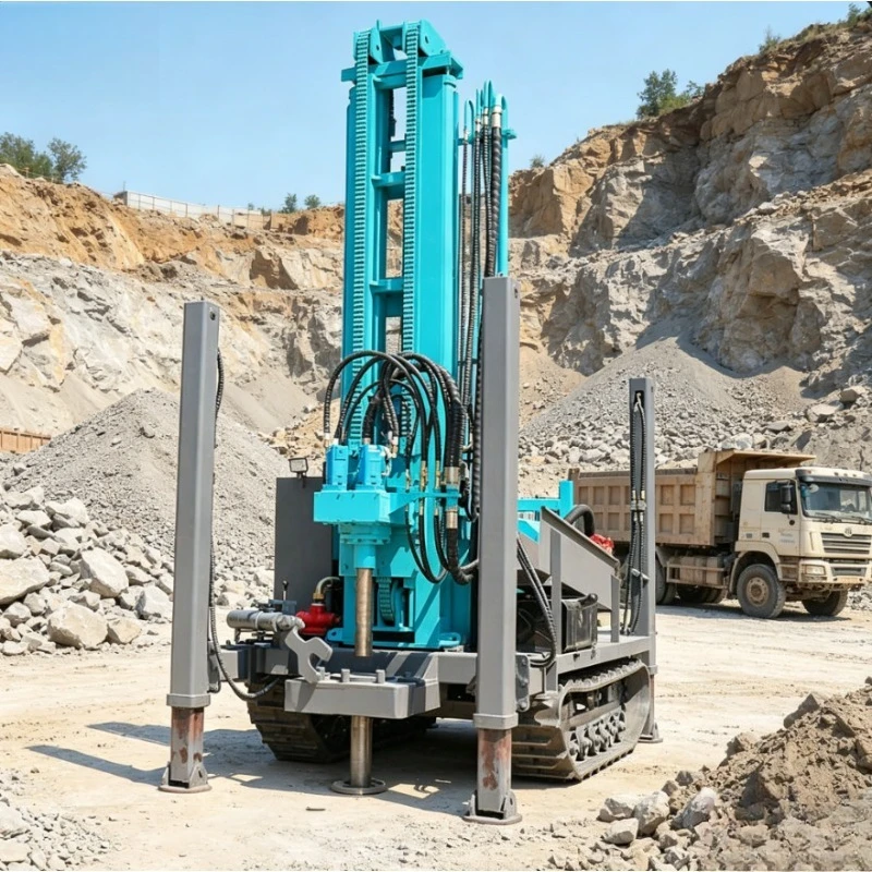 Customized Water Drilling Machine New 160m Borehole Well 200m Underground Diesel Bore Pneumatic 230m Water Well Drilling Rig