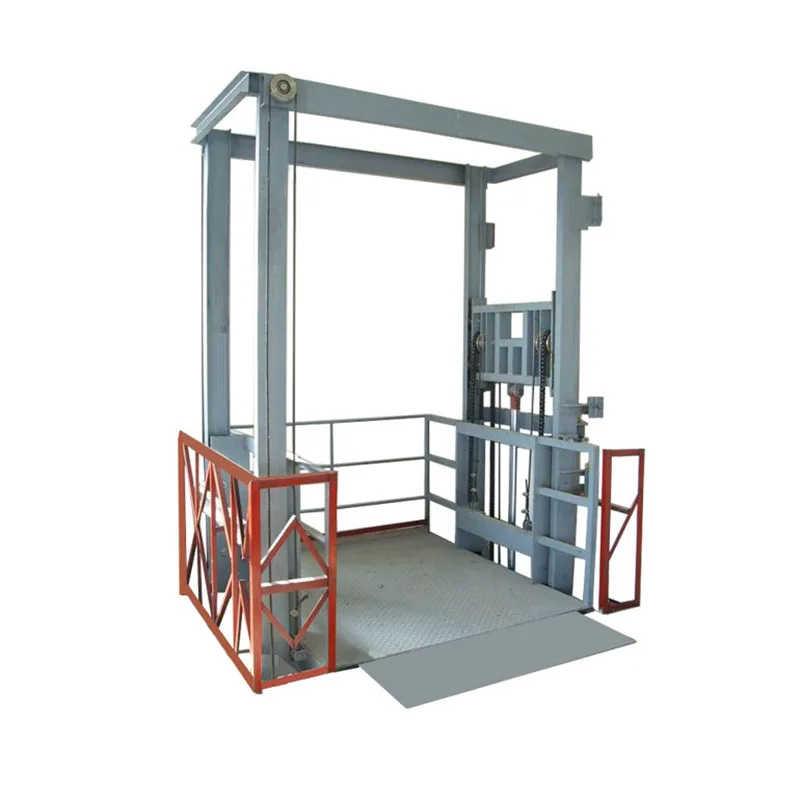 Easy Assembled 5ton 10m Warehouse Factory Stable Loading Cargo Lift Vertical Wall Mounted Hydraulic Cargo Lift Elevator for Sale