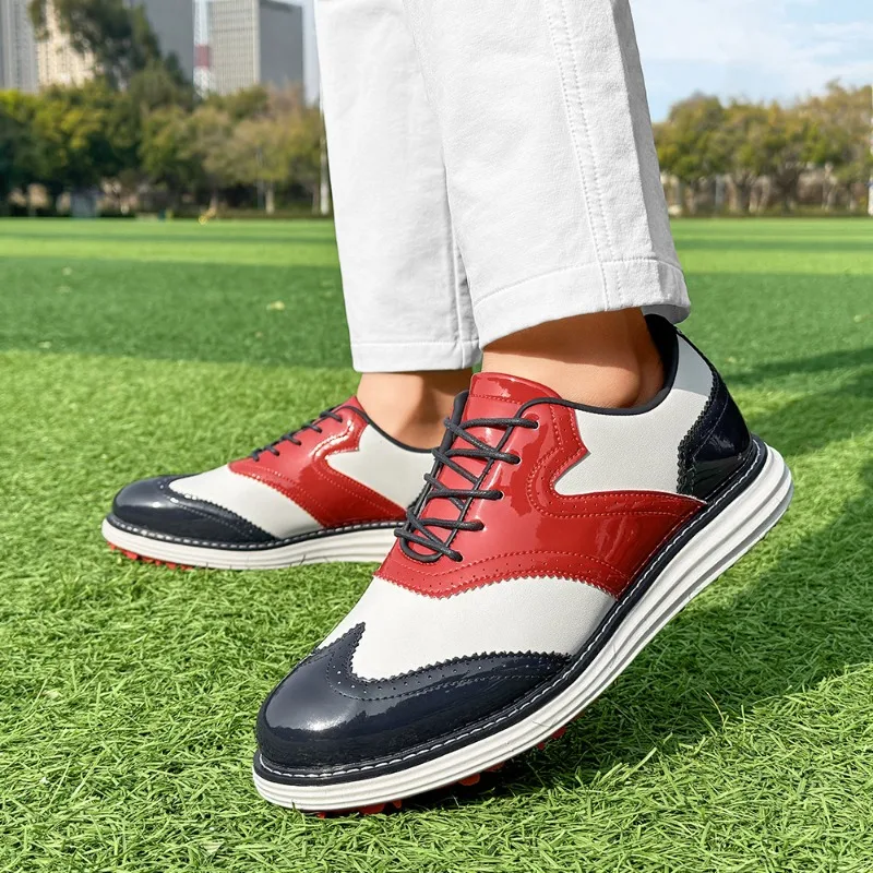 2026 High Quality Designer Sneakers For Man Anti-Slippery Mens Golf Training Shoe Lace Up Wearable Outdoor Sports Men Shoes