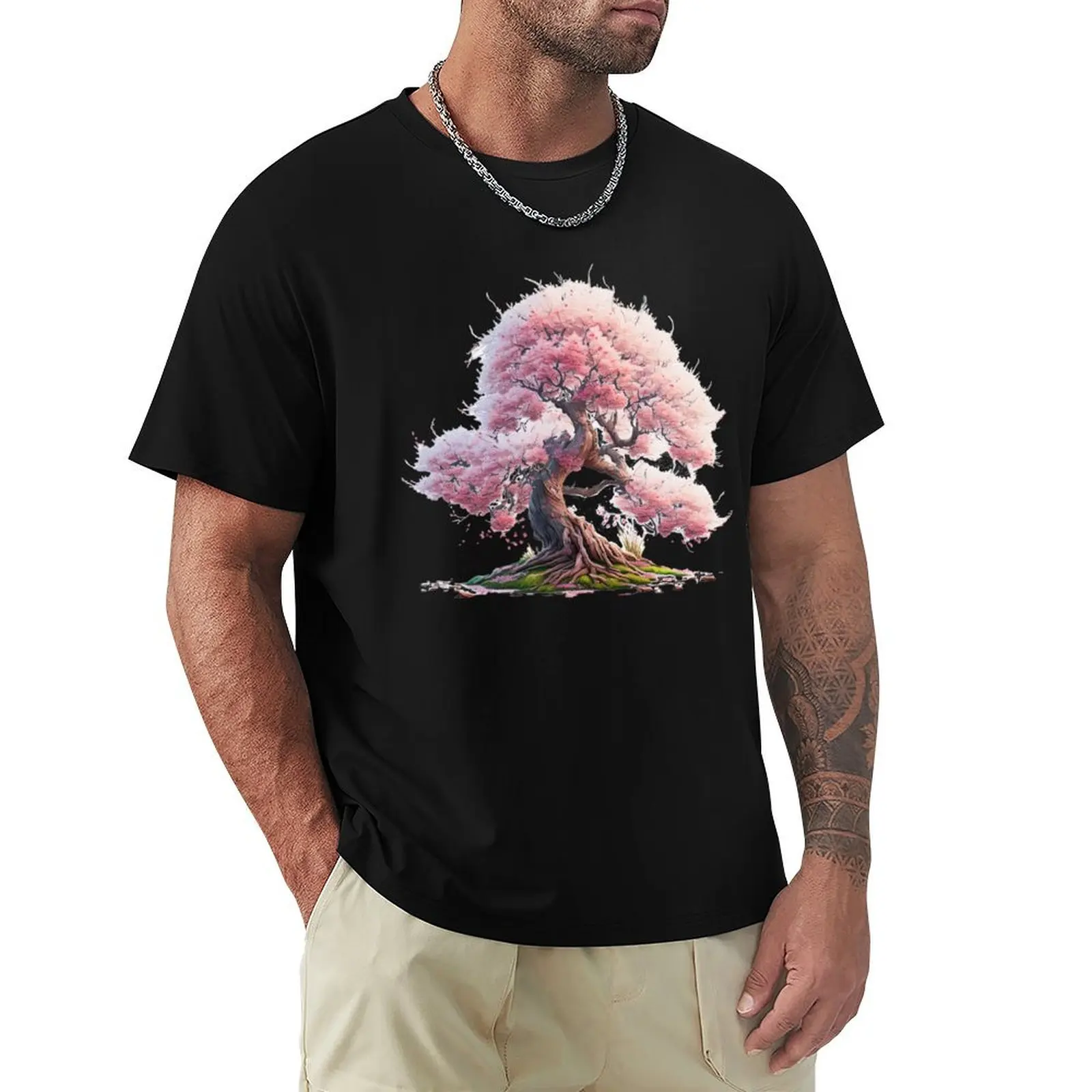 

Sakura Tree - Cherry Blossom Tree T-Shirt customs blanks cute clothes clothes slim fit t shirts for men