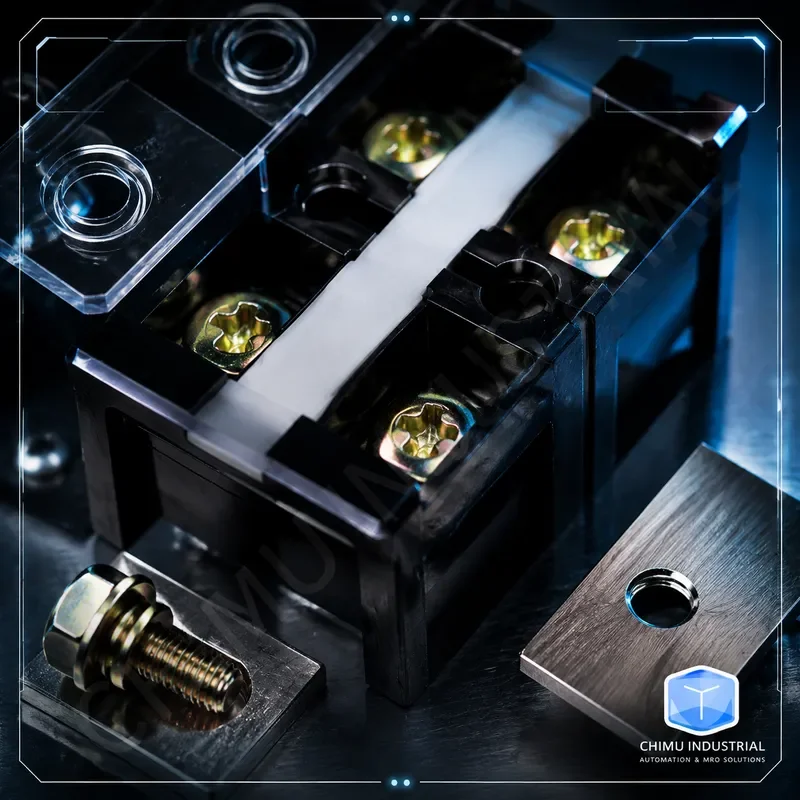 【CHIMU INDUSTRIAL】 for TC-602 Power Terminal Block 60A 2 Position Copper DC - view 6