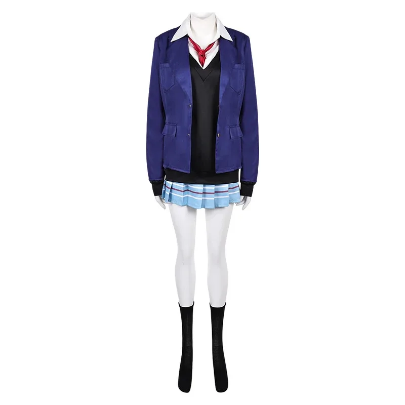 

Anime Dress-Up Cosplay Darling Costume Kitagawa Marin Uniform Women Girls Jacket Coat Sock Skirt Tie Halloween Car8;c'4,t;6.j'2;