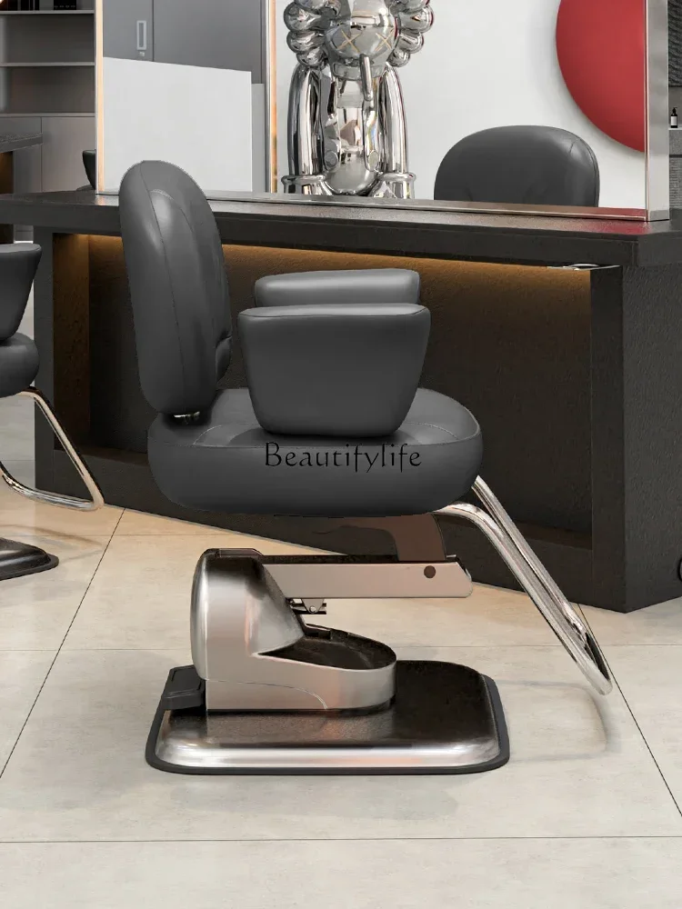 High-End Japanese-Style Hairdressing Chair for Hair Salon Barber Shop Electric Adjustable Hot Dyeing Hair Cutting Chair