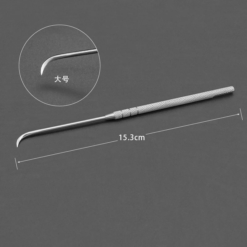 Stainless steel tenosynovitis crochet. Crochet knife with blade hook cutting orthopedic equipment tool tooth crochet.