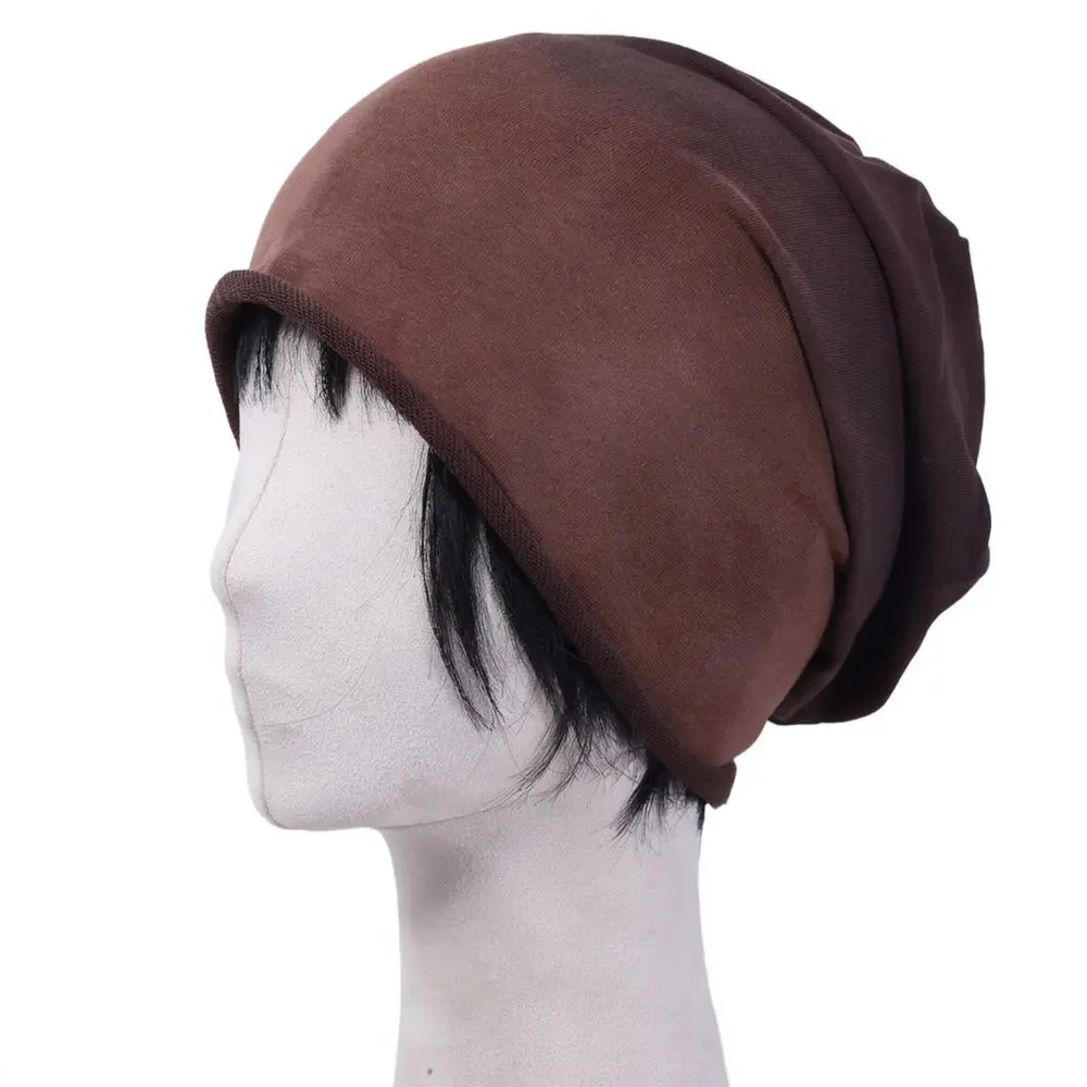 Gradient Slouchy Beanie Hat Women Rolled Cuff Cap Breathable Lightweight Trendy Street Style Casual Summer Spring Headwear