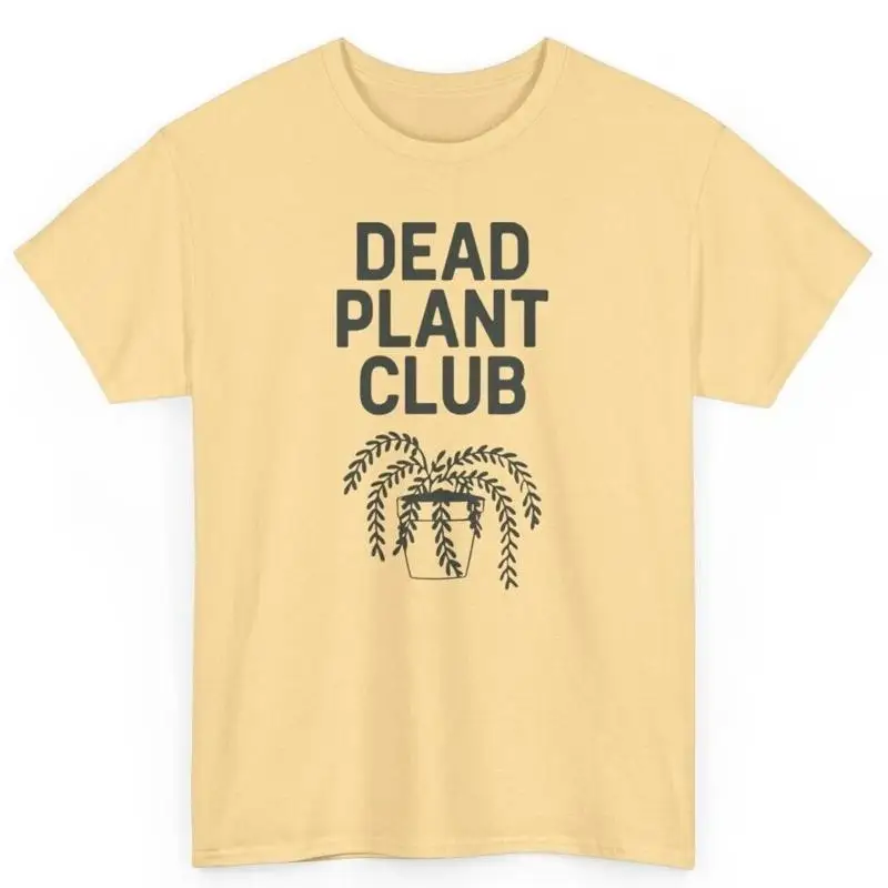 

Забавная хлопковая футболка Dead Plant Club Killer Lover для комнатных растений