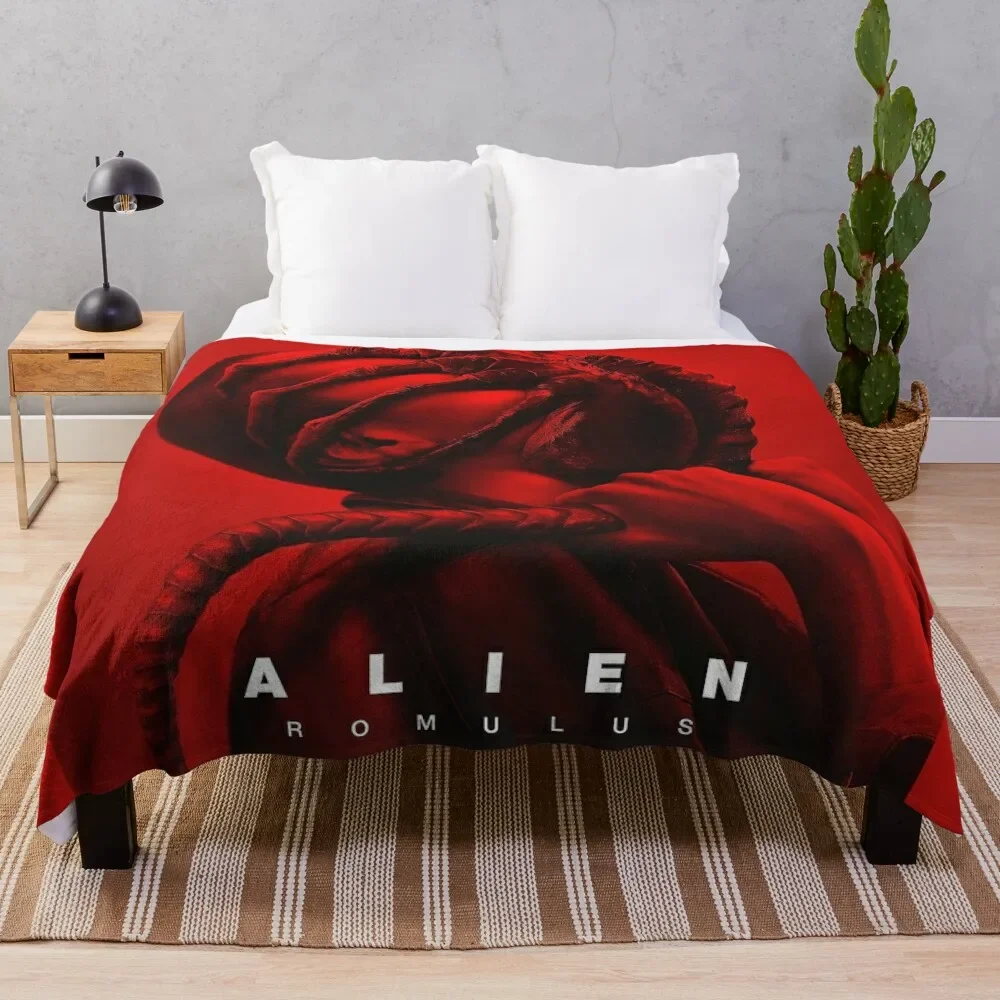 Alien Romulus Throw Blanket Moving Soft Plush Plaid Blankets