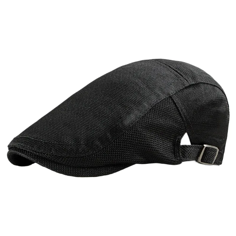 

Summer New Korean Style Fashionable Camouflage Peaked Cap Men's Hollow Mesh Cap Light Board Advance Hats Beret Women's