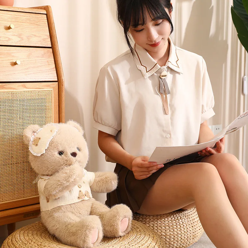 Urso do bebê brinquedos de pelúcia bonito urso macio animal plushies bonecas feliz crianças 1o 2o 3o aniversário festa presentes babyshower