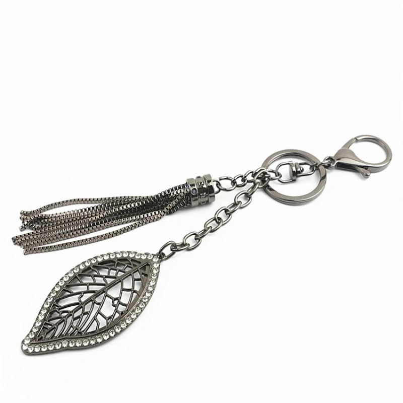 Metal Accessories Metal Jewelry Key Chain Leaf Pendant Small Hanging Ornaments Clothing Hardware Accessories