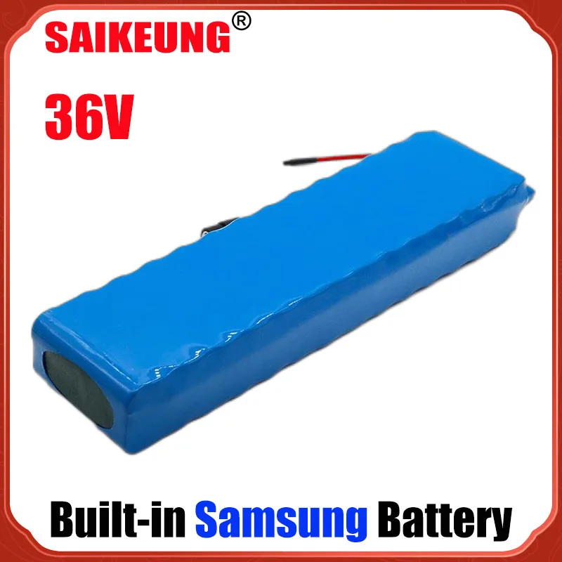 Batería de litio para bicicleta eléctrica samsung, pila de 36 v, 13Ah, 14Ah, 36 v, 10Ah, akku fahrrad, 15Ah, 30Ah, fiets accu, 36 v, 20Ah