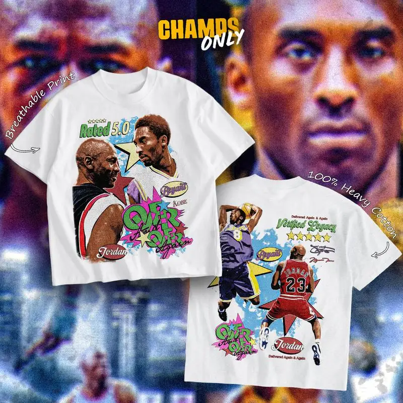 The Ultimate GOAT Debate Heavy Cotton T-Shirt For Basketball Fans, Menswear Womenswear Outfit, Direct To Garment Breathable Print