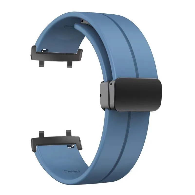 

Silicone Strap For Huami Amazfit T-rex 3 Foldable Magnetic Buckle Band For Amazfit T-rex 3 Sports watch strap Correa Accessories