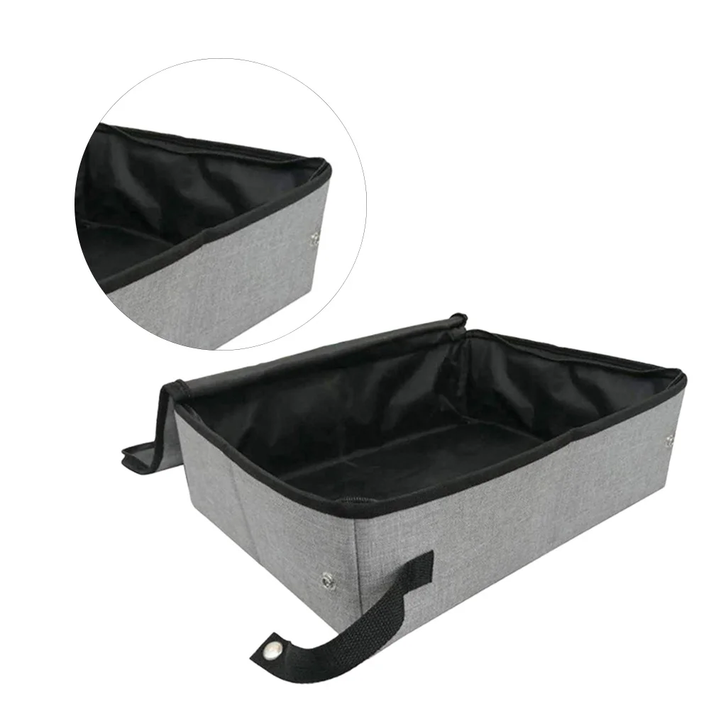 

Foldable Cat Toilet Large Size Waterproof and Leakproof Sturdy Construction Easy to Litter Box for Convenient Daily