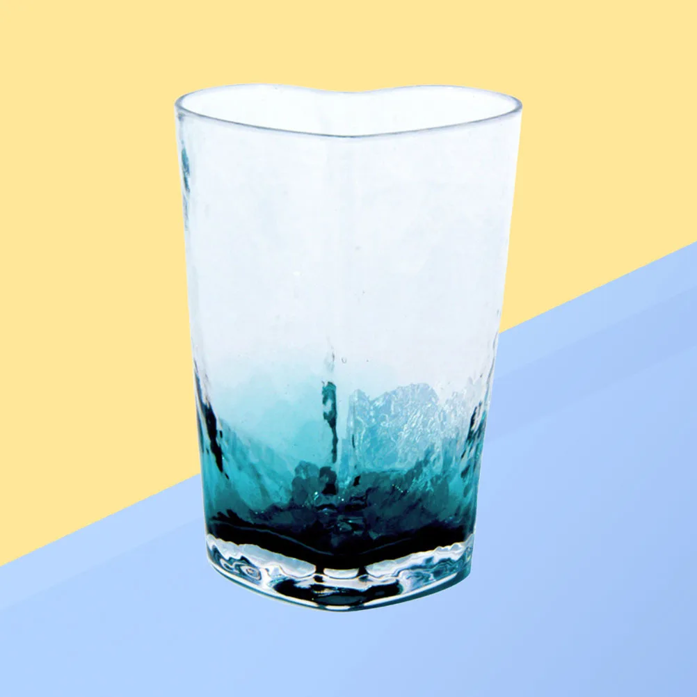 

Elegant Heart Design Glass Cup Safe for Health Bpa Free Excellent for Juices Water Iced Tea Banquet Wedding Celebration