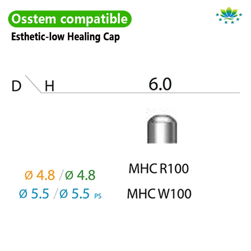 Image 3: Pour Osstem capuchon de guérison multi-unités OEM ODM couvercle de pilier de guérison pour multi-unités 4.0 4.8 5.0 pièces et accessoires d'implant dentaire