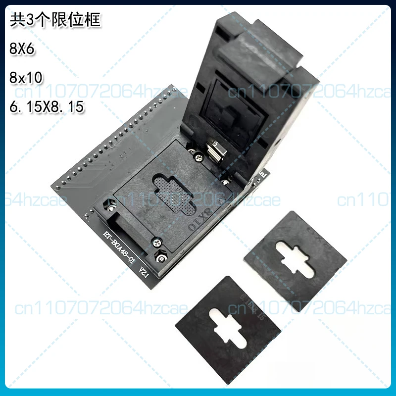 BGA48 Burner seat MX29GL640 S29GL064N NOR read and write adapter clamshell seat RT809H