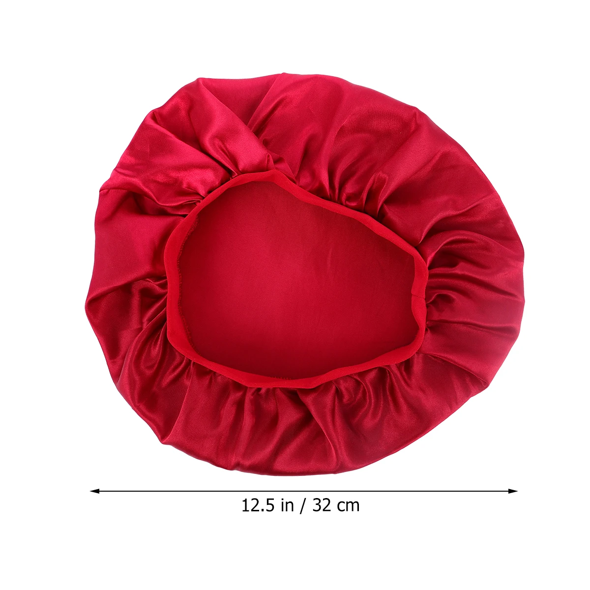 

Satin Sleep Bonnet Round Hat Silk Cap for Sleeping Hair Schlafhaube Red Haar Haarhaube Nacht Women's