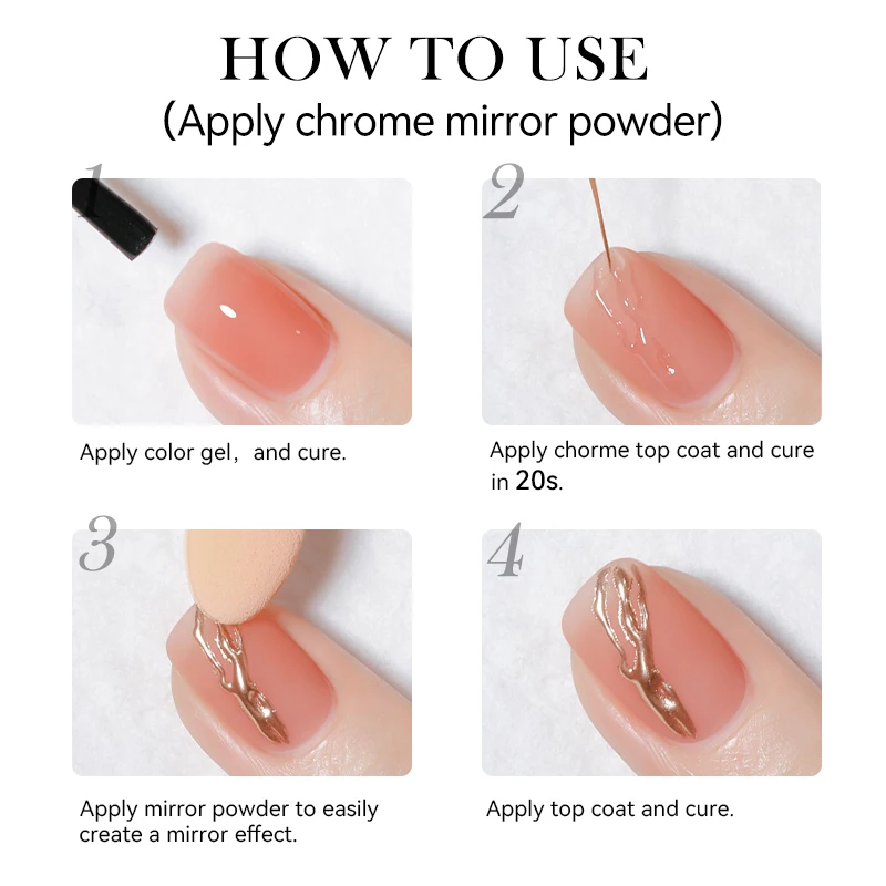 LILYCUTE 7ml Chrome Top Coat Function Gel Nail Polish Semi-permanent Soak off Reinforcement Base Gel For Nails Tools Gel Varnish