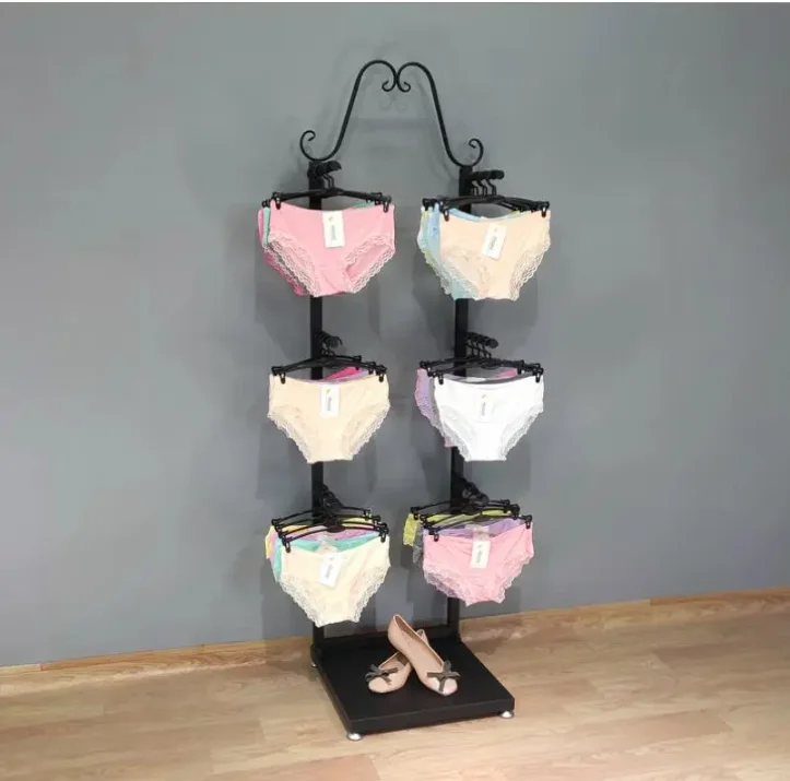 

Underwear display rack, bra underwear floor display cabinet, shorts against the wall, multi-layer shelves