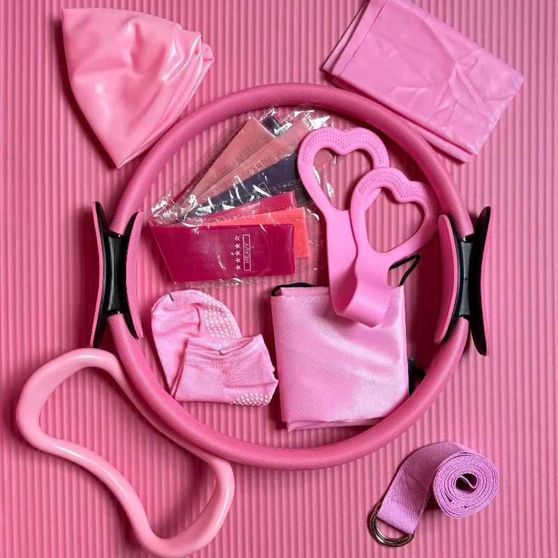 

Pilates Yoga Set 13 Piece Home Pilates Kit for Women Pilates Equipment Toning Fitness Essentials Starter Set Accessories