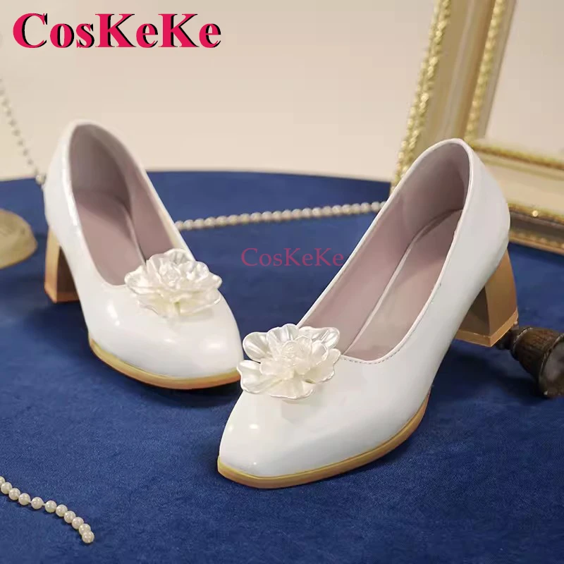 CosKeKe Vera Nair/Perfumer Shoes Cosplay Game Identity V Fashion Universal High Heels Women Party Role Play Accessories 36-39