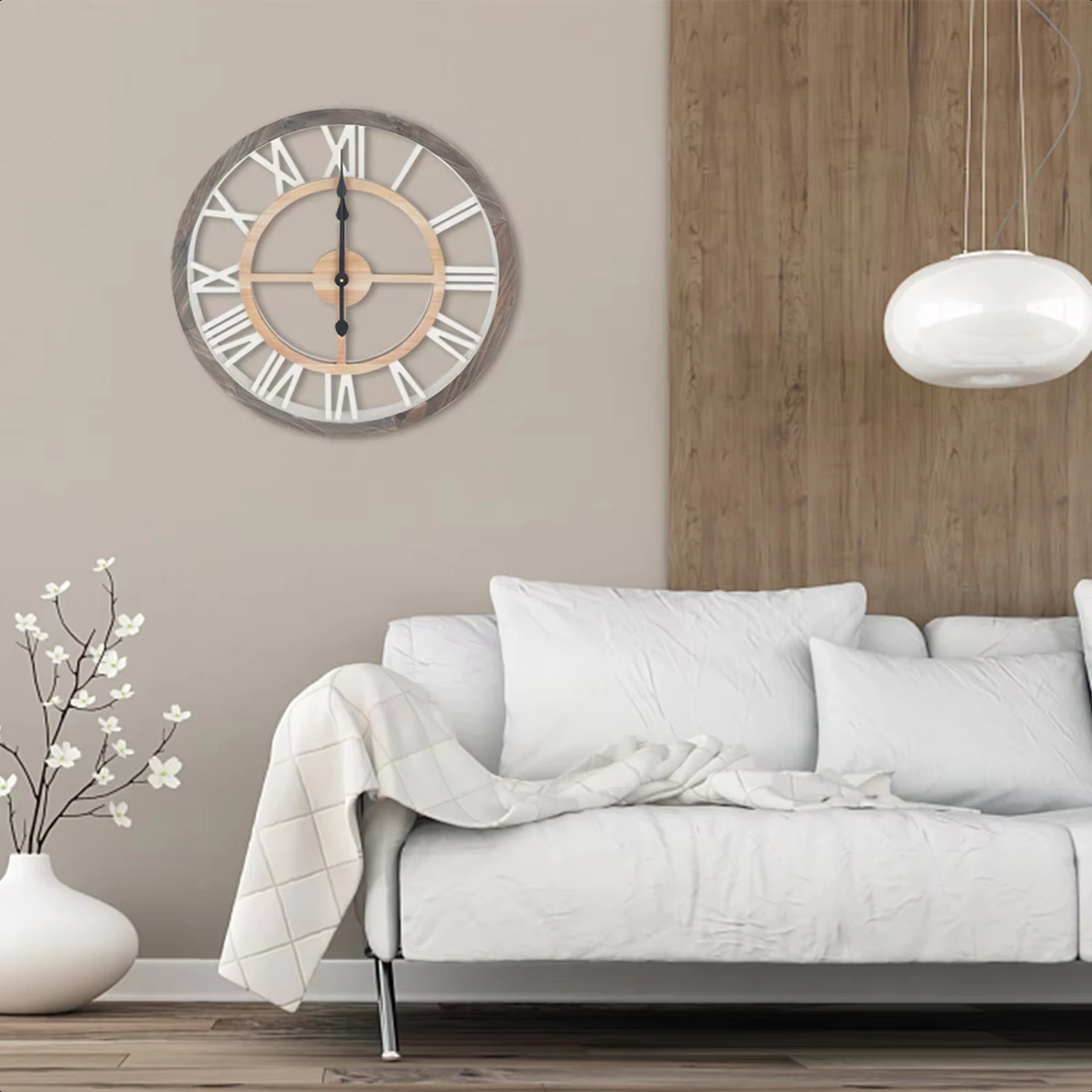 Wall Clock  Bedroom Kitchen Wall Clock Decoration Large Wall-mounted Clocks Silent Non-Ticking Clock  Bedroom Decor Alarm clock