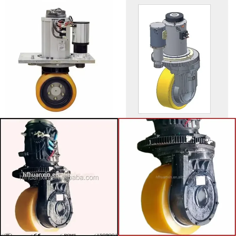 3kw 24v 48v 2300r/min Forklift Drive Wheel Assembly Golf Carts Bike Driving System