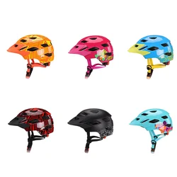 Nuovi bambini alla moda casco da ciclismo bambini sport sicurezza casco da bicicletta Scooter Balance Bike casco con fanali posteriori 48-56cm