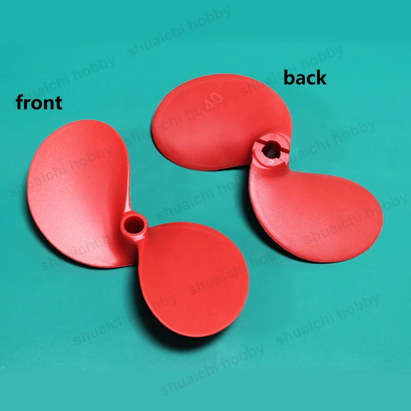 Outer Dia 140mm 160mm 2-Blades High-speed Propeller Hole 10mm Glass Fiber Nylon Marine Thruster Parts for RC Kayaks Model