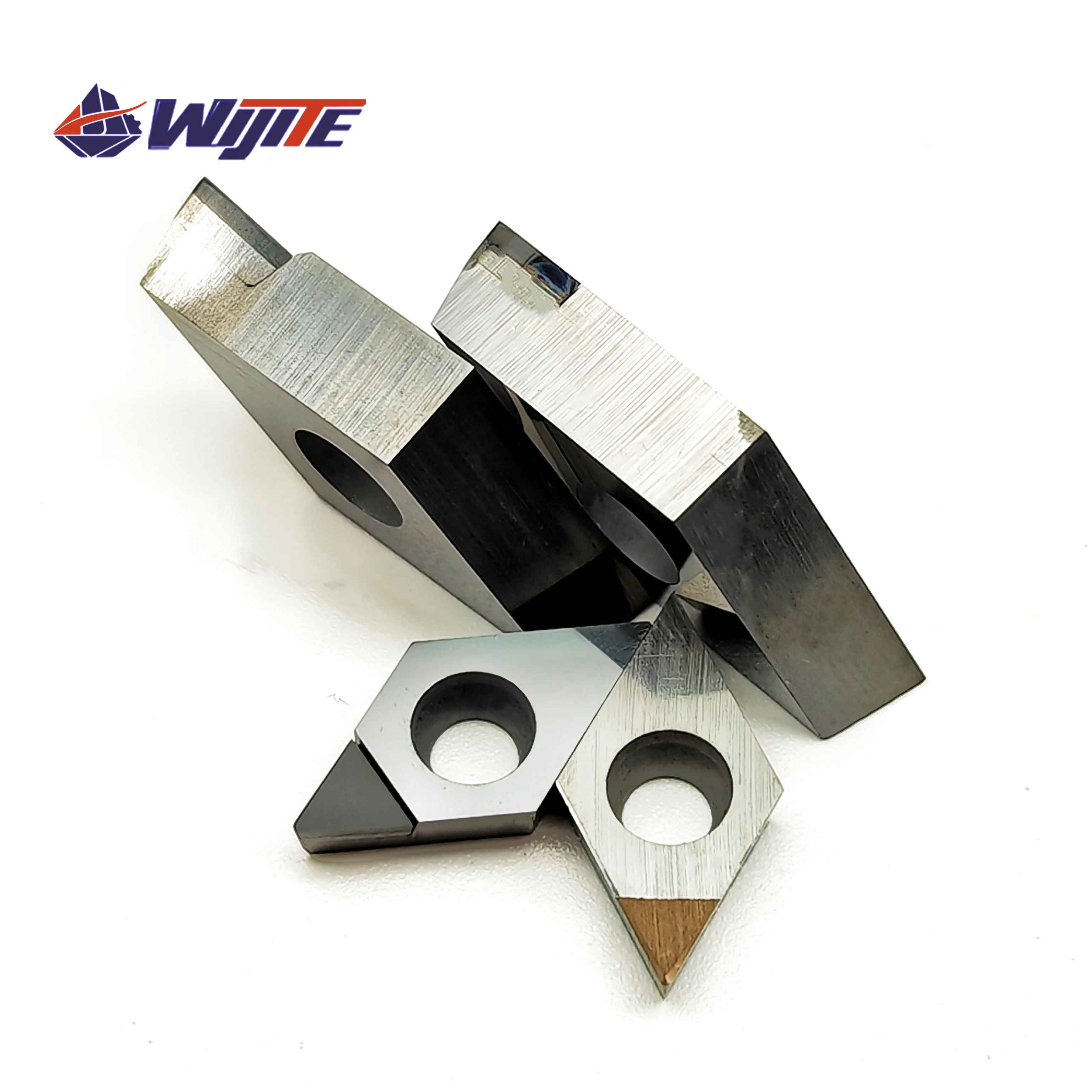 Imagem -03 - Máquinas-ferramentas Cnc Pcd Cbn Usadas para Cobre e Alumínio e Outros Torneamento de Metais sem Ferro Dcgt070202 04 Dcgt11t302 04 nc