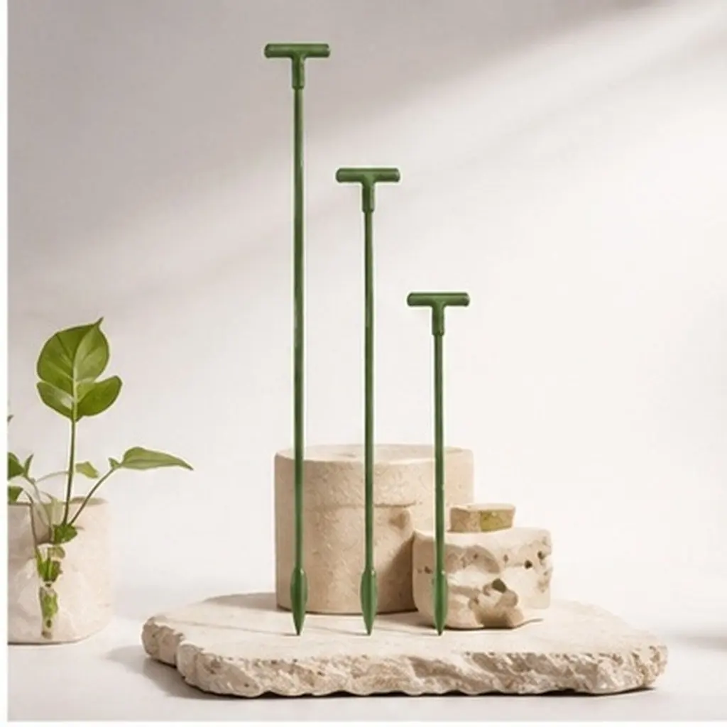 Plant Support Rods 30 Pack Glass Fiber Stakes 3 Sizes for Potted Plants Bonsai Succulents Orchids