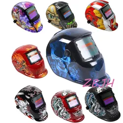 Welding mask Solar Automatic Li battery Electric DIN4/9-13 TIG MIG Welding helmet Auto Darkening Welding Mask