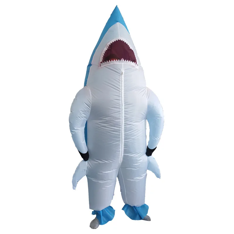 Halloween Rave Night Cosplay Stage Performance Holiday Event Birthday Party Cartoon Animal Puffy Saw Shark Inflatable Costume