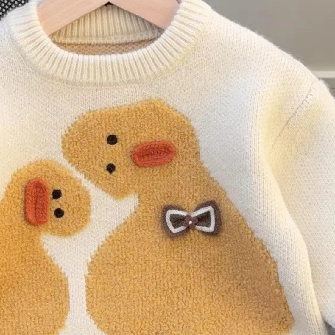 Children's Sweater Autumn And Winter 2026  New Style Boys' and Girls' Thick Warm Cartoon Top Boys' and Girls' Sweaters