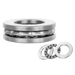 1Pcs 304/440 Stainless Steel Plane Axial Bearing 51100 51101 51102 51103 51104 51105 51106 Thrust Ball Bearing