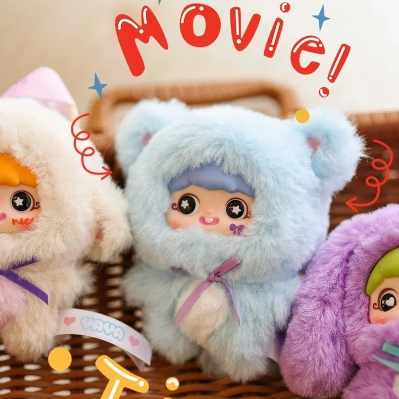Original Babythree Yaya One Year Blind Box Cartoon Bag Pendant Kawaii Backpack Pendant Decoration Mystery Box Toys Surprise Gift