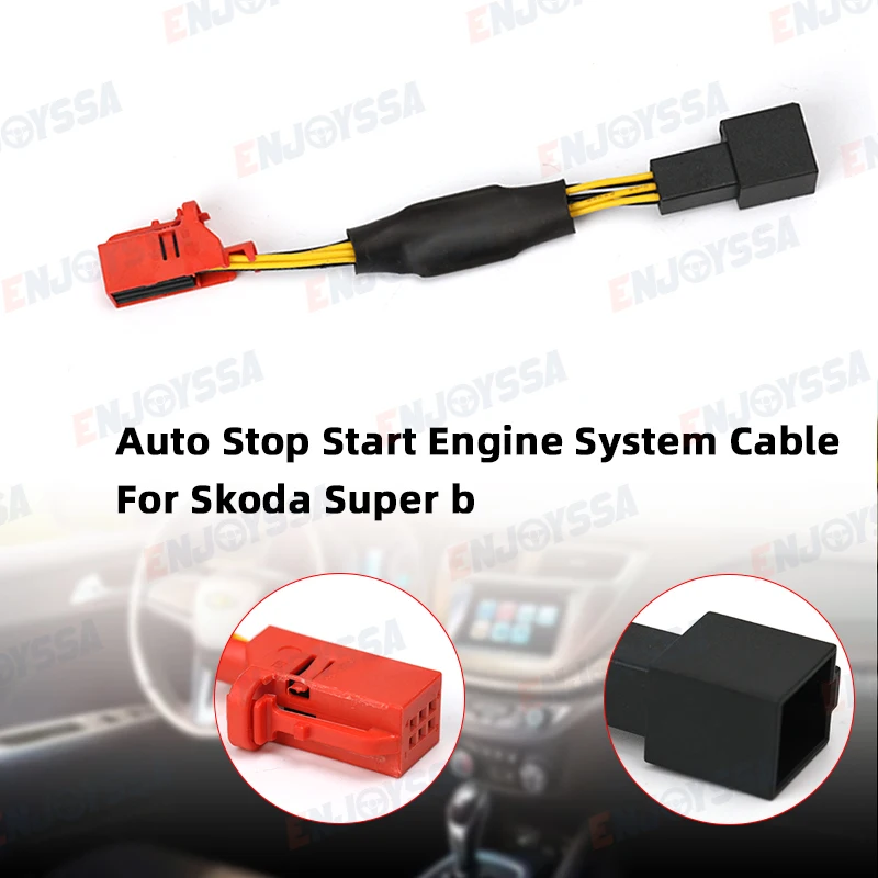For Skoda Octavia Super B Kodiaq Karoq Fabia Scala Rapid Auto Start Stop Engine System off Eliminator Stop Start Canceller Plug view 4